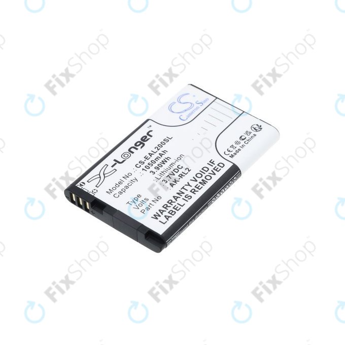Batterie pour Emporia Essence Plus, Talk comfort, V20, 1050mAh, Li-Ion, 3.7V, AK-RL2, HQ
