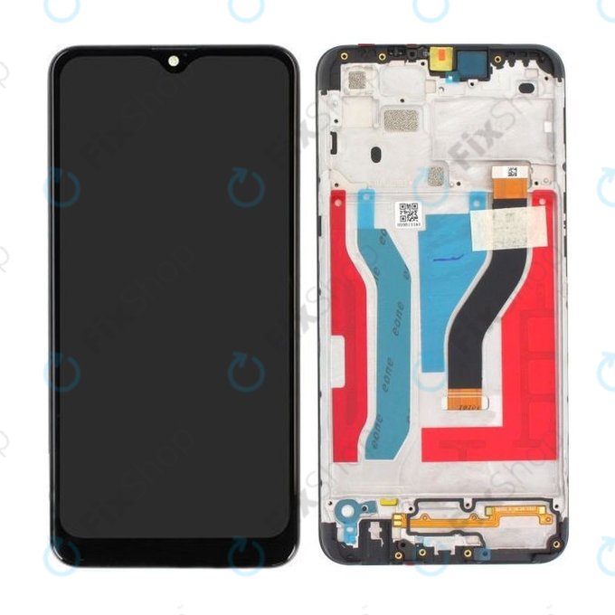 Samsung Galaxy A10s A107F - Écran LCD + Ecran Tactile + Cadre (Noir) - GH81-17482A, GH81-20306A Genuine Service Pack
