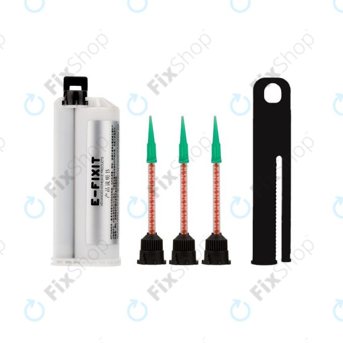 E-Fixit F14167 - Adhésif universel AB Super Repair AEF + Pistolet distributeur