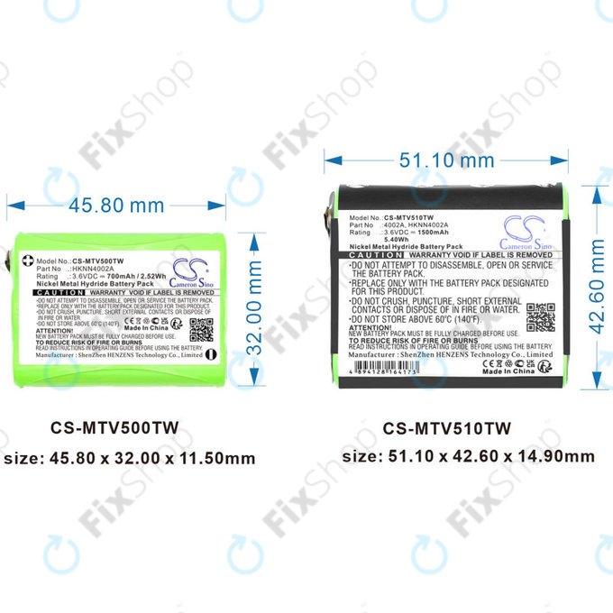 Batterie pour Motorola Talkabout T280, T200, T82, T82 Extreme, 700mAh, Ni-MH, 3.6V, HKNN4002A, HQ