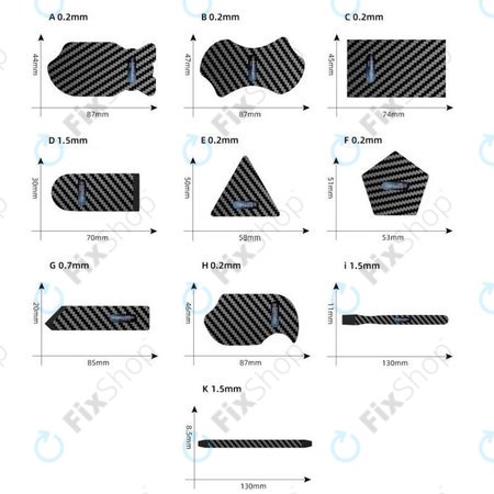 iFixes - Outil d’Ouverture Ultra-Fin en Carbone C