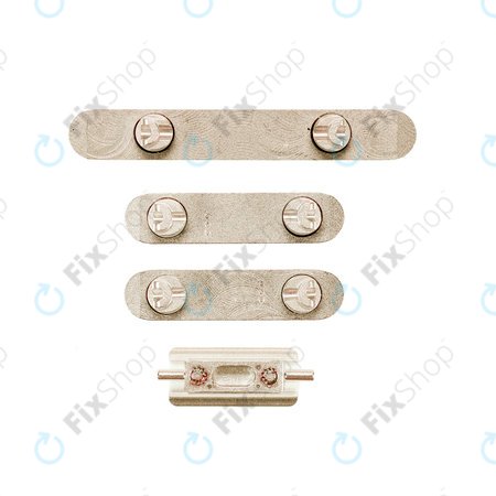 Apple iPhone XS Max - Ensemble de boutons latéraux - Alimentation + Volume + Muet (Or)