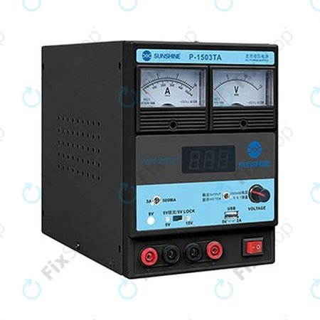 Sunshine P-1503TA - Alimentation DC régulée (0-15V, 0-3A)