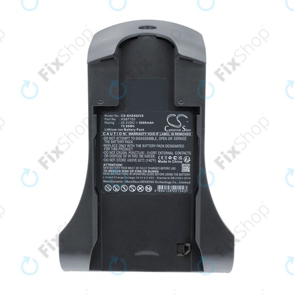 Batterie pour Shark IZ, 3000mAh, Li-Ion, 25.2V, XSBT700, HQ