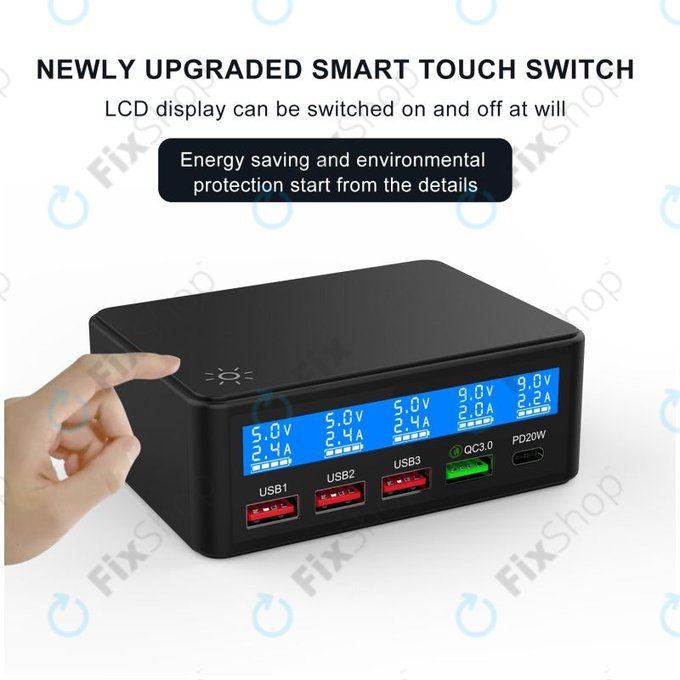 FixPremium - Station de recharge USB USB 3.0 et USB-C