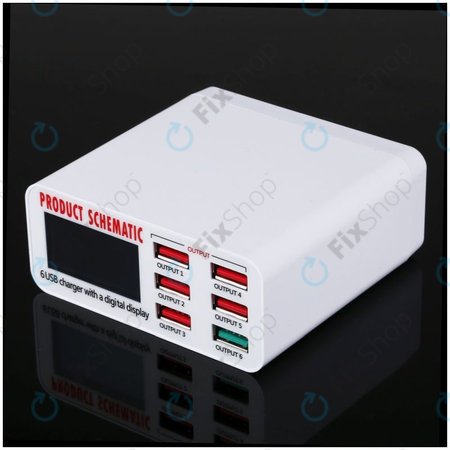 Product Schematic 896 - Station de chargement USB USB 3.0