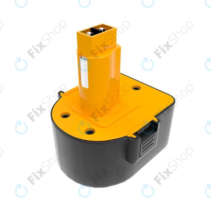 Batterie pour Dewalt DCD940B2, DCD910KX, 1500mAh, Ni-MH, 12V, DC9071, DE9074, HQ