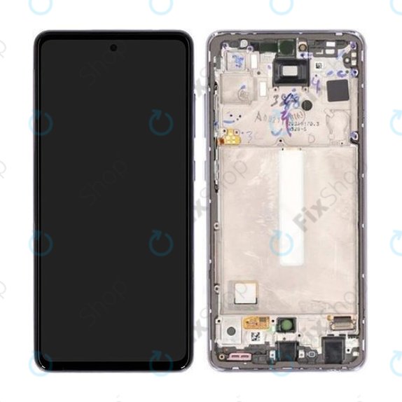 Samsung Galaxy A52s 5G A528B - Écran LCD + Écran tactile + Cadre (Violet génial) - GH82-26861C, GH82-26909C, GH82-26863C, GH82-26910C Genuine Service Pack