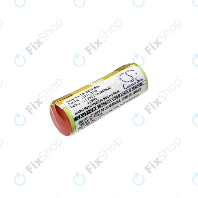 Batterie pour Oral-B Professional Care, Triumph, 2500mAh, Ni-MH, 1.2V, 3731, HQ