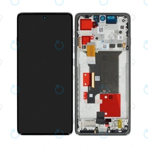 Motorola Edge 60 Pro - Écran LCD + Écran tactile + Cadre (Shadow) OLED