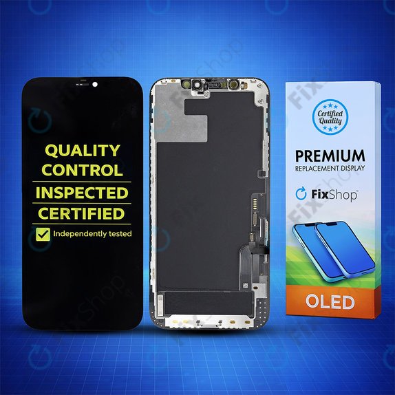 Apple iPhone 12, 12 Pro - Écran LCD + Écran Tactile + Cadre Dur OLED FixPremium