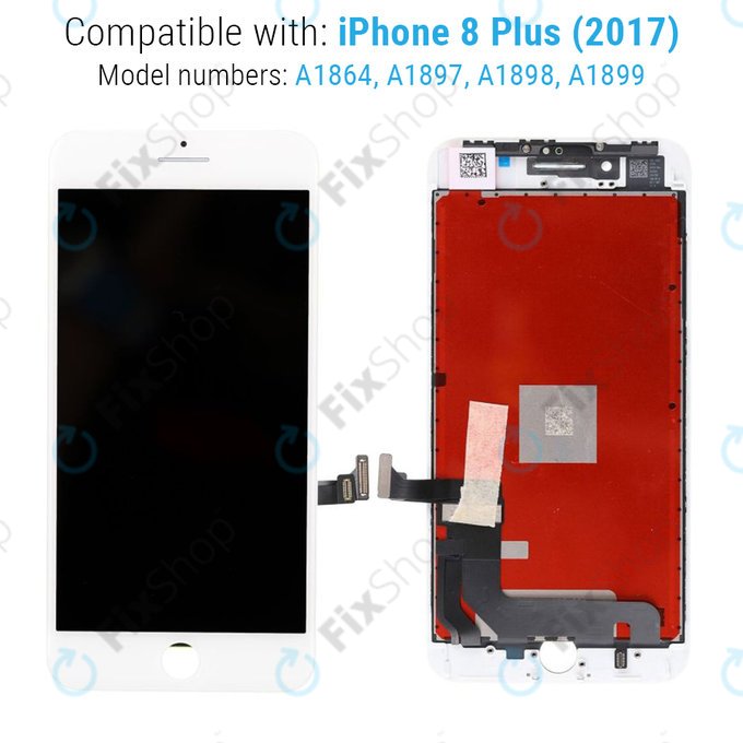 Apple iPhone 8 Plus - Écran LCD + Écran Tactile + Cadre (Blanc) Refurbished