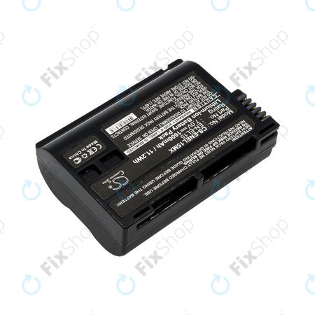 Batterie pour Nikon Coolpix D7000, 1600mAh, Li-Ion, 7V, EN-EL15, HQ