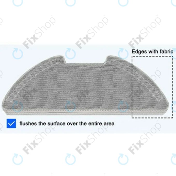 Kit de pièces de rechange pour Xiaomi Mi Robot Vacuum Mop 2 Pro, 2 Lite (1x Brosse principale, 2x Filtre, 2x Brosse latérale, 2x Chiffon de vadrouille)
