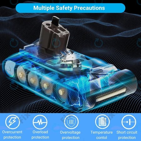 Dyson V11, V15, V15s, Outsize - Batterie SV15, SV18, 970938-01 Li-Ion 25.2V 3600mAh