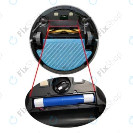 Xiaomi Mi Robot Vacuum Mop Pro (P), 2 (Mijia 2C), Viomi V2 Pro, Proscenic LDS M7 - Batterie STYJ02YM, MH1-4S1P-SC Li-Ion 3400mAh