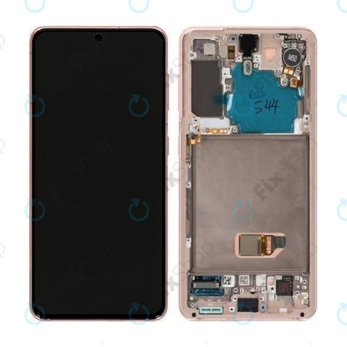 Samsung Galaxy S21 G991B - Écran LCD + Écran tactile + Cadre (Violet fantôme) - GH82-24544B, GH82-24545B, GH82-27255B, GH82-27256B Genuine Service Pack