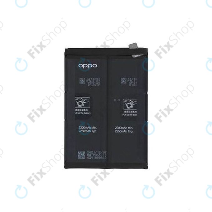 Oppo Reno 7 5G, Find X5 Lite - Batterie BLP855 4500mAh - 4200006 Genuine Service Pack