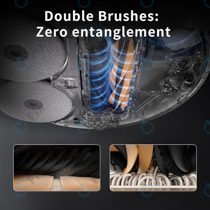 Xiaomi Dreame X50 Ultra, L40s Pro Ultra, Mova V50 Ultra, P60 - Brosses principales