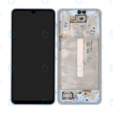 Samsung Galaxy A33 5G A336B - Écran LCD + Écran tactile + Cadre (Bleu génial) - GH82-28143C, GH82-28144C Genuine Service Pack