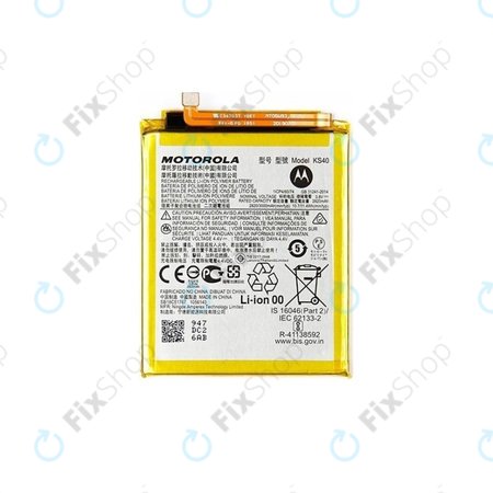 Motorola Moto E6i, E6 Play, E6s, E6s Plus - Batterie KS40 3000mAh - SB18C85292, SB18C51766 Genuine Service Pack
