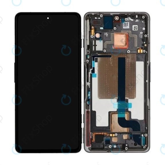 Xiaomi Poco F4 GT 21121210G - Écran LCD + Écran Tactile + Cadre (Cyber Jaune) - 56000A0L1000 Genuine Service Pack