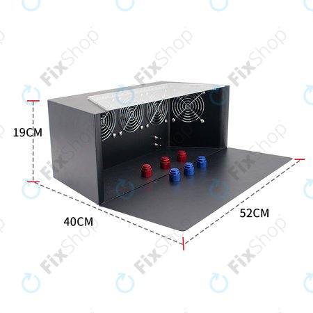 Banc de travail sans poussière pour réparations