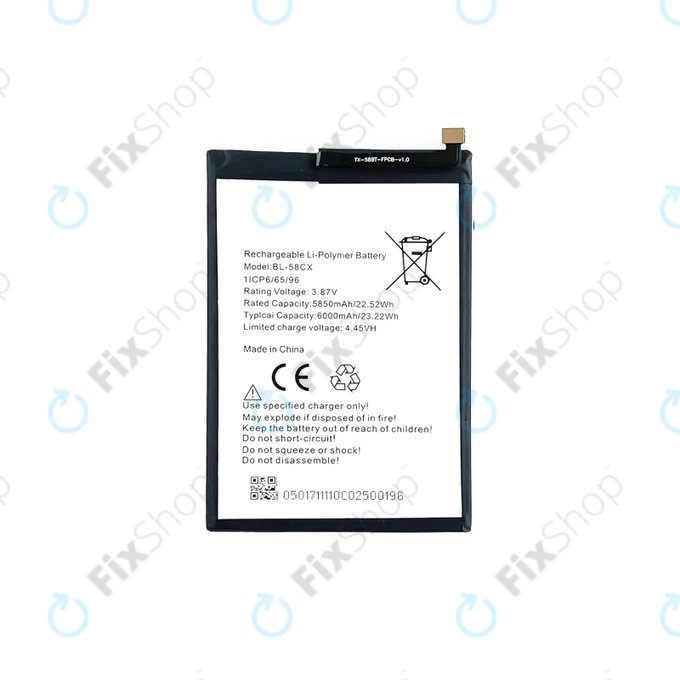 Infinix Hot 10i - Batterie BL-58CX 6000mAh