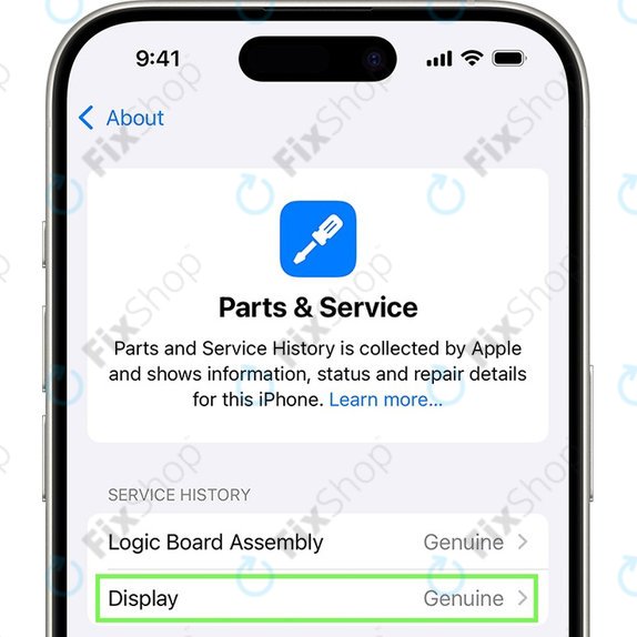 Assemblage de l'écran OLED pour iPhone 17 Pro | 661-56125 | Genuine Apple