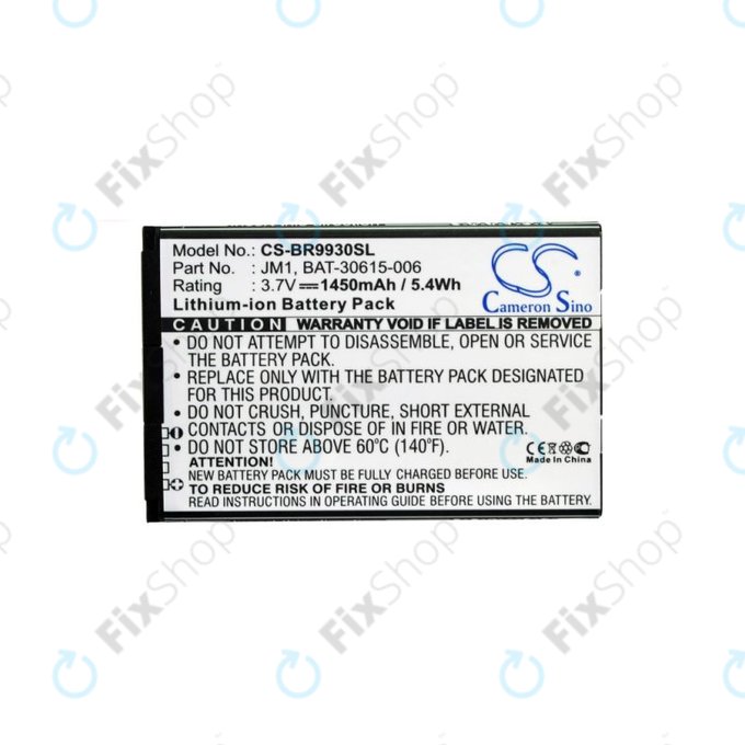 Blackberry Bold 9790 - Batterie BAT-30615-006 1450mAh HQ