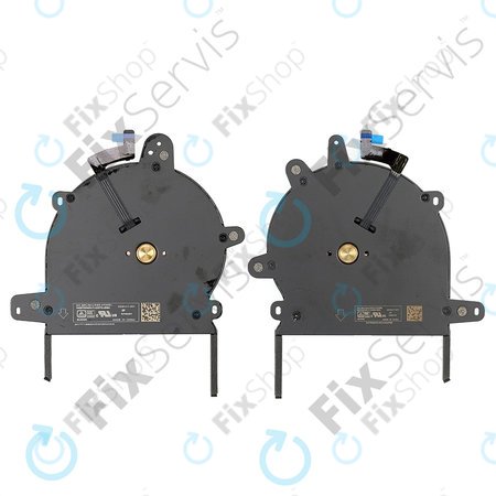 Apple MacBook Pro 13" A1706 (Fin 2016 - Mi 2017) - Ensemble ventilateur (Gauche + Droite)