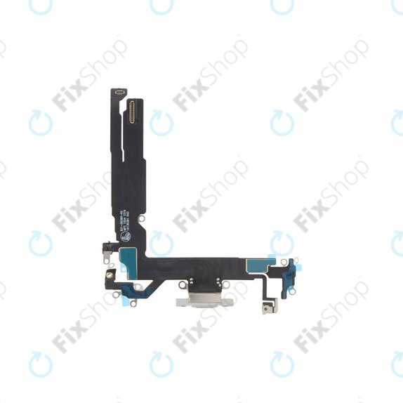 Apple iPhone 16 - Connecteur de charge + Câble flexible (White)