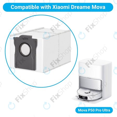 Xiaomi Mova P50 Pro Ultra - Sac a poussiere