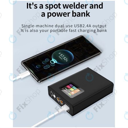Docreate SW - Affichage numérique de la machine de soudage par points portable (5000mAh)