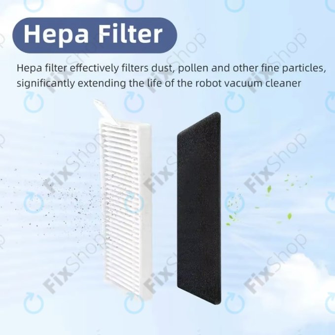 Filtre HEPA, 2 pièces pour Rowenta X-plorer S65, S65+, S70, S70+, S75s, S75s+