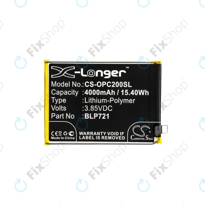 Realme C2 - Batterie BLP721 4000mAh HQ