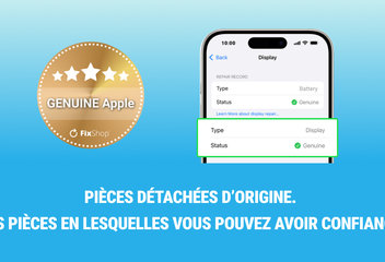 Nous présentons un nouveau niveau de qualité : pièces détachées d’origine GENUINE Apple