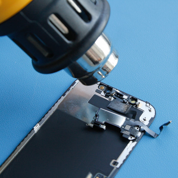 Réchauffer le bord supérieur de l'écran