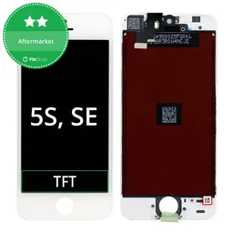 Apple iPhone 5S, SE - Écran LCD + Écran tactile + Cadre (Blanc)