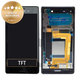Sony Xperia M4 Aqua E2306 - Écran LCD + Écran tactile + Cadre (Black) - 124TUL0015A, 124TUL0011A Genuine Service Pack