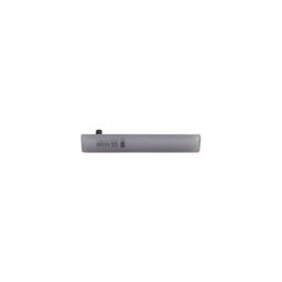 Sony Xperia Z3 Compact D5803 - Cache du connecteur de charge (Blanc) - 1284-3481 Genuine Service Pack