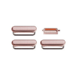 Apple iPhone 6S - Ensemble de boutons latéraux - Alimentation + Volume + Muet (Or rose)