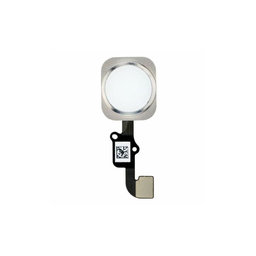 Apple iPhone 6, 6 Plus - Bouton Home + Câble Flex (Argent)