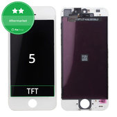Écran pour iPhone 5, White, Tactile avec cadre