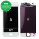 Écran pour iPhone 5, White, Tactile avec cadre