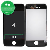 Écran pour iPhone 4, Black, Tactile avec cadre