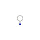 Apple iPad Air - Cercle en plastique du bouton Home (Blanc)