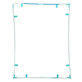 Apple iPad 2 - Cadre en plastique sous vitre tactile (Blanc)