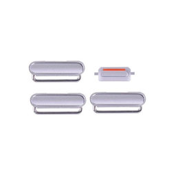 Apple iPhone 6 - Ensemble de boutons latéraux - Alimentation + Volume + Muet (Argent)