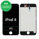Écran LCD pour iPod Touch (4th Gen), Black, Tactile avec cadre